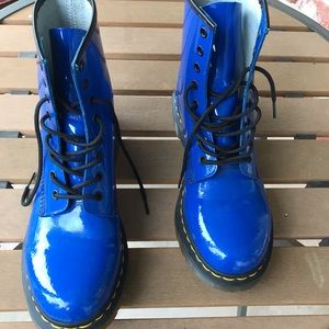 Blue Dr. Martens